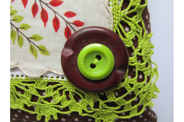 closeup of button stack