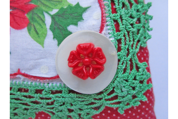 close up view of button