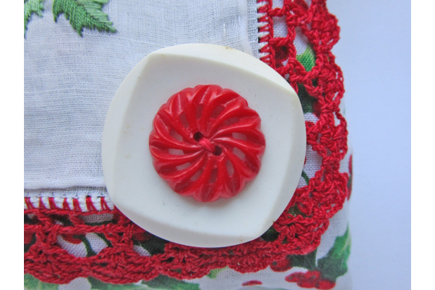 close up view of button