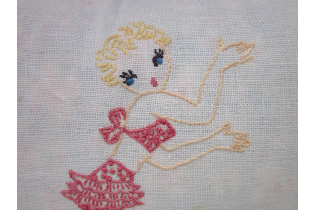 closeup embroidery