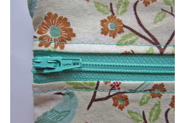 closeup of zipper