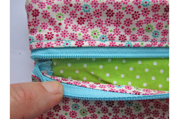 closeup fabric lining