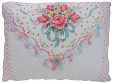 Vintage Handkerchief Pillow Vintage Handkerchief Pillow