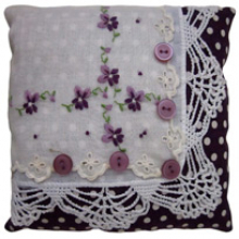 Vintage Handkerchief Sachet Vintage Handkerchief Sachet
