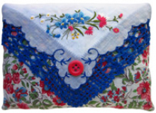 Vintage Handkerchief Sachet